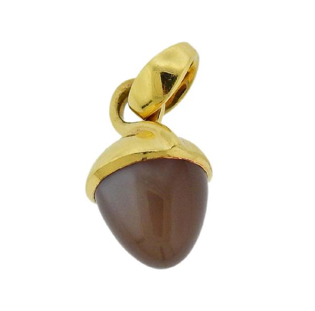 Tamara Comolli Mikado Smokey Quartz 18k Gold Pendant (1 of 2)