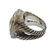 David Yurman Albion Silver Diamond Prasiolite Ring - 3