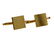 14k Gold Stud Set 2pc