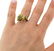 18K Gold Diamond Ruby Enamel Leopard Ring - 5
