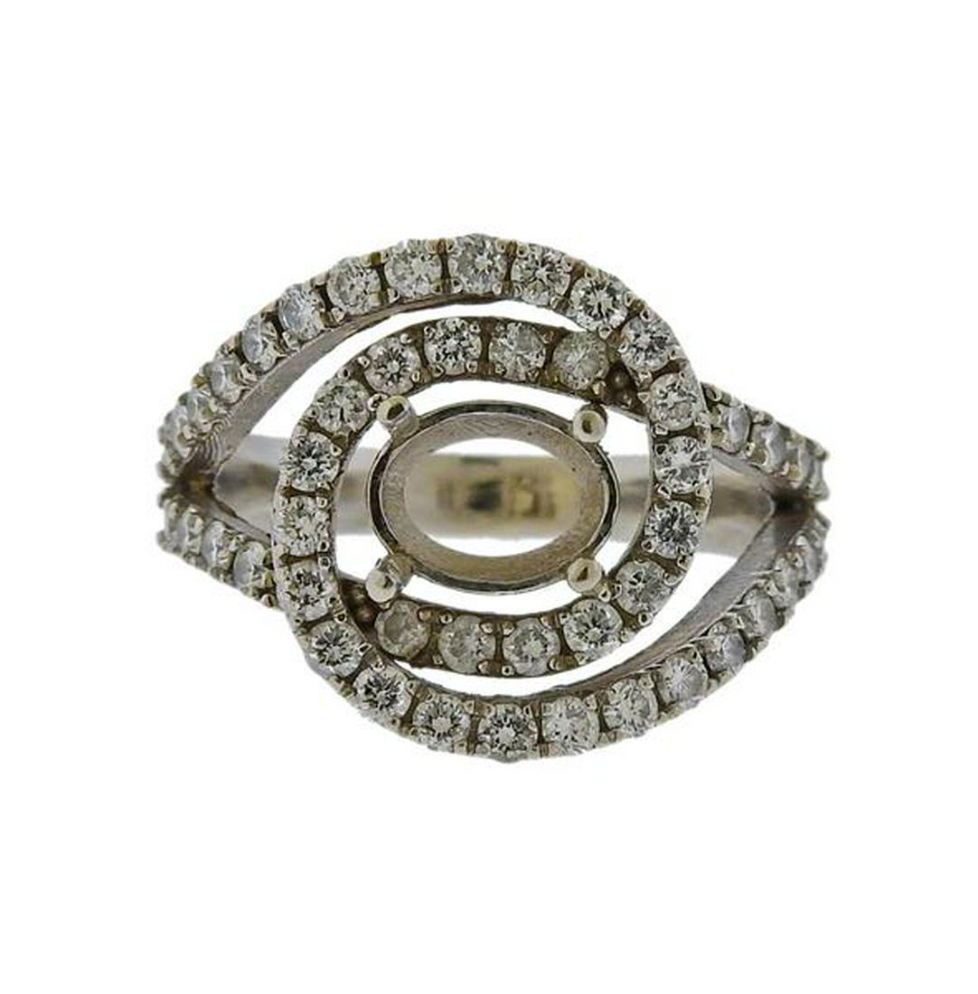 14K Gold Diamond Ring Mounting (1 of 3)