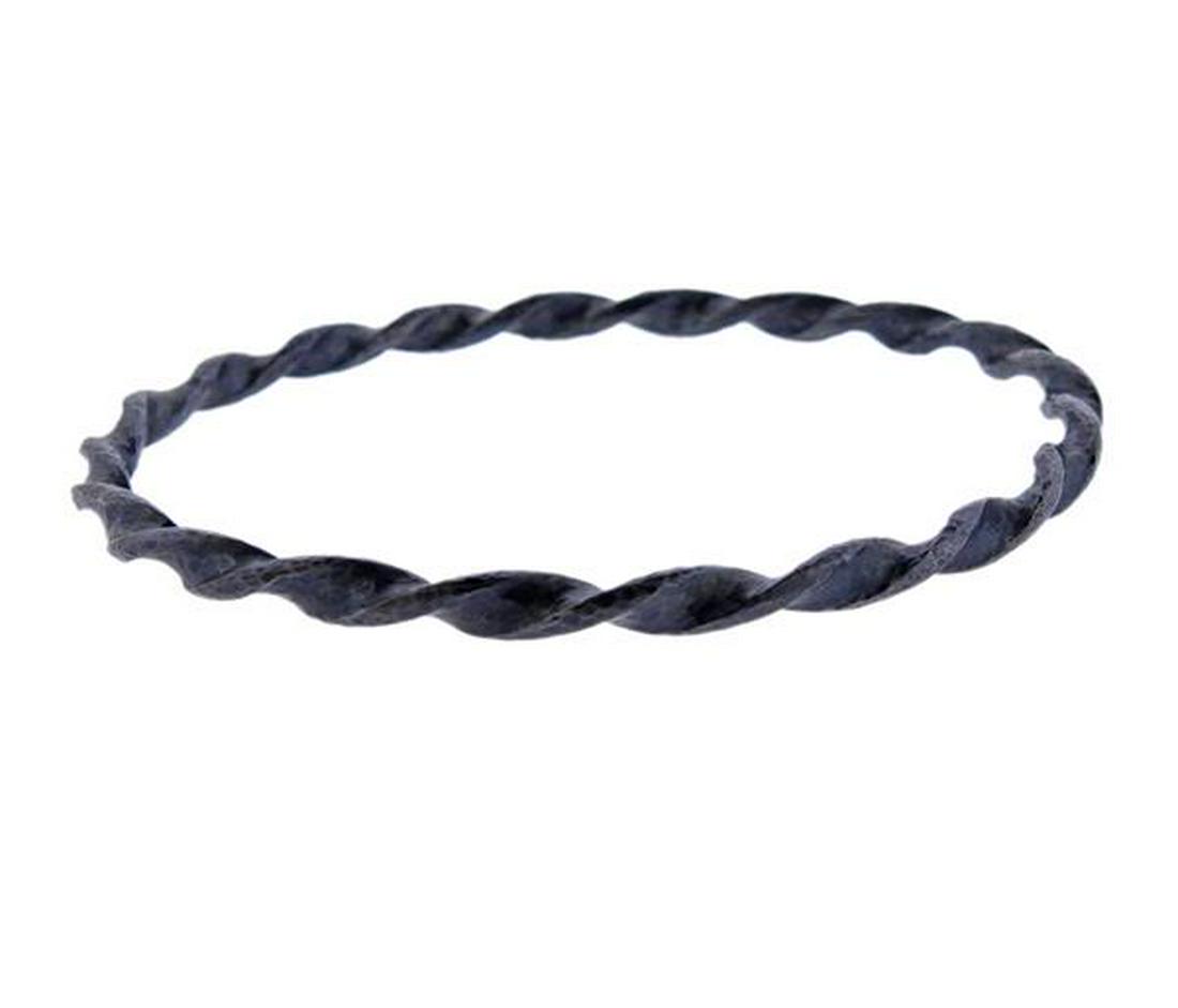 Gurhan Midnight Blackened Sterling Twisted Bangle (1 of 3)
