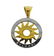 Bvlgari Bulgari 18k Gold Steel Sun Pendant
