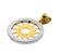 Bvlgari Bulgari 18k Gold Steel Sun Pendant - 3