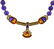 18K Gold Diamond Amethyst Citrine Pendant Necklace - 2