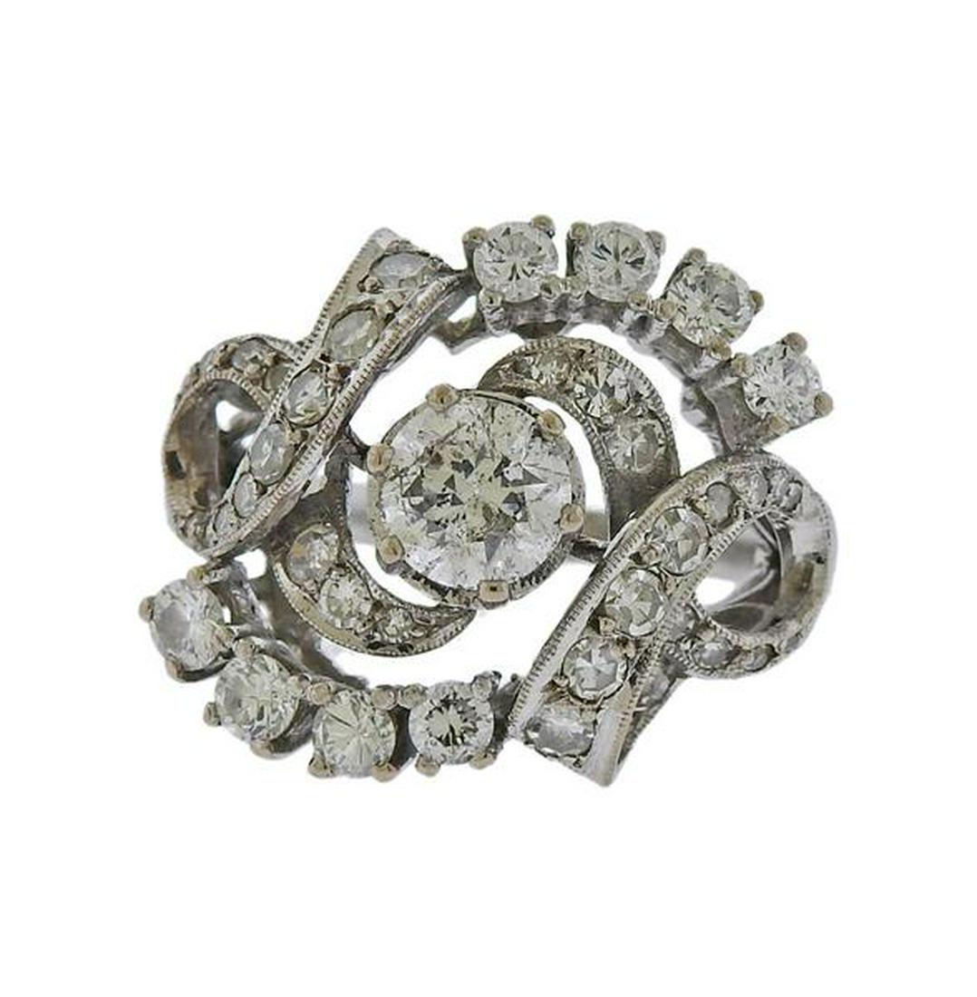 18K Gold Diamond Cocktail Ring (1 of 4)