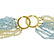 Tiffany & Co Picasso 18k Gold Pearl Aquamarine - 2