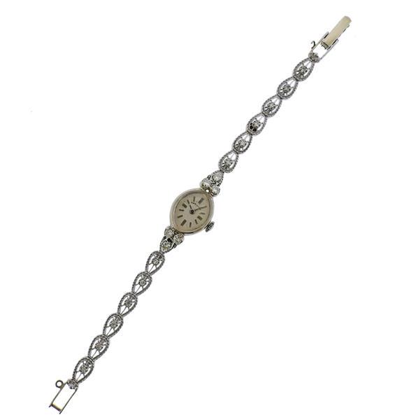 Hamilton 14k Gold Diamond Lady's Watch (1 of 4)