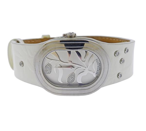 Bertolucci Diamond Stainless Steel Watch (1 of 4)