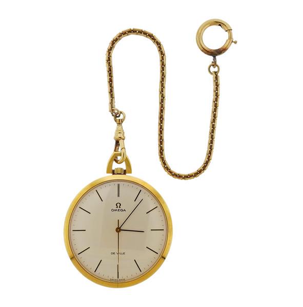Omega De Ville 18k Gold Pocket Watch (1 of 4)
