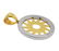 Bvlgari Bulgari 18K Gold Steel Tondo Sun Pendant - 2
