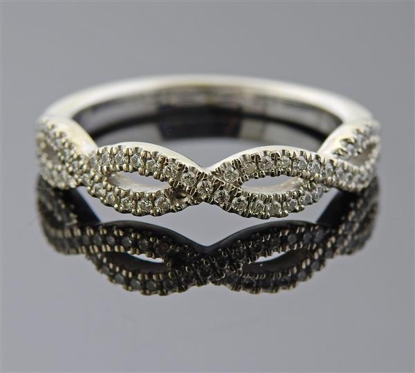 14K Gold Diamond Band Ring (1 of 3)