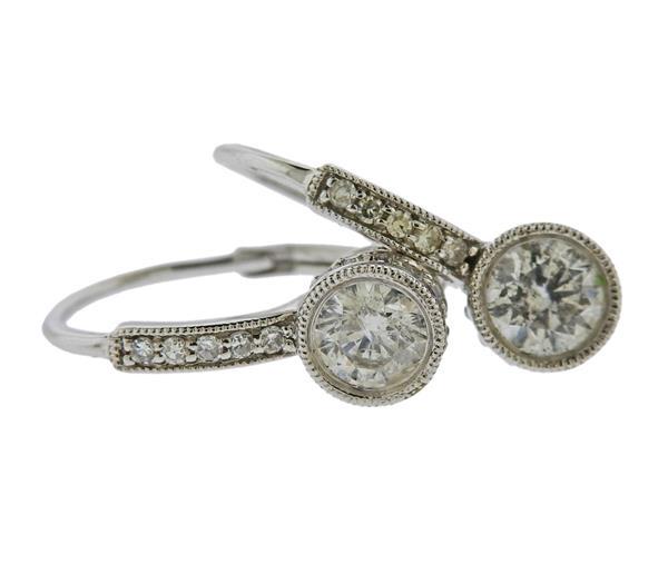 14k Gold Diamond Earrings (1 of 3)