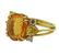 GIA Yellow Diamond 18k Gold Citrine Ring - 2
