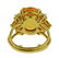 GIA Yellow Diamond 18k Gold Citrine Ring - 3