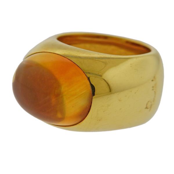 Pomellato Citrine 18k Gold Ring (1 of 5)