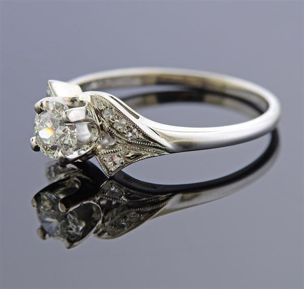 Platinum 14K Gold Diamond Ring (1 of 3)