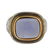 Tiffany & Co Picasso Silver 18k Gold Chalcedony