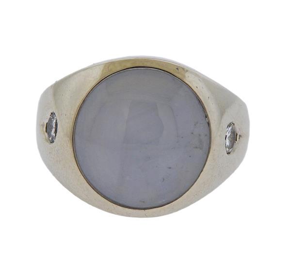 14K Gold Diamond Star Gemstone Ring (1 of 5)