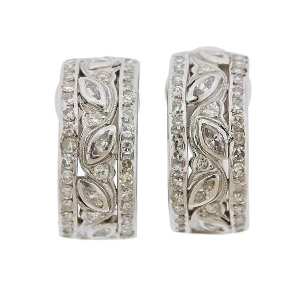 Tambetti 14k Gold  Diamond Earrings (1 of 3)
