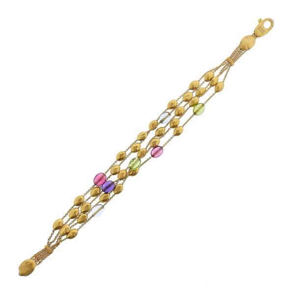 Marco Bicego 18k Gold Multi Gemstone Bracelet (1 of 3)