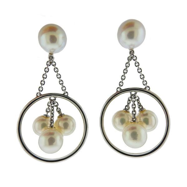 Prince Dimitri South Sea Pearl 18k Gold Drop Earrings (1 of 4)
