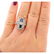 Antique Art Deco 18k Gold Platinum Diamond Sapphire - 4