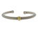 David Yurman Silver 14k Gold Cable Cuff Bracelet