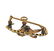 Antique Victorian Gold Diamond Pearl Brooch Pendant - 3