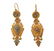 Antique Victorian 18k Gold Diamond Earrings Brooch Set - 3
