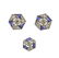 Art Deco Platinum Diamond Cufflink Stud Top Set
