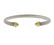 David Yurman 14k Gold Silver Cable Bracelet