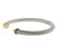 David Yurman 14k Gold Silver Cable Bracelet - 2