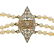 18k Gold Platinum Pearl Diamond Pendant Necklace - 3