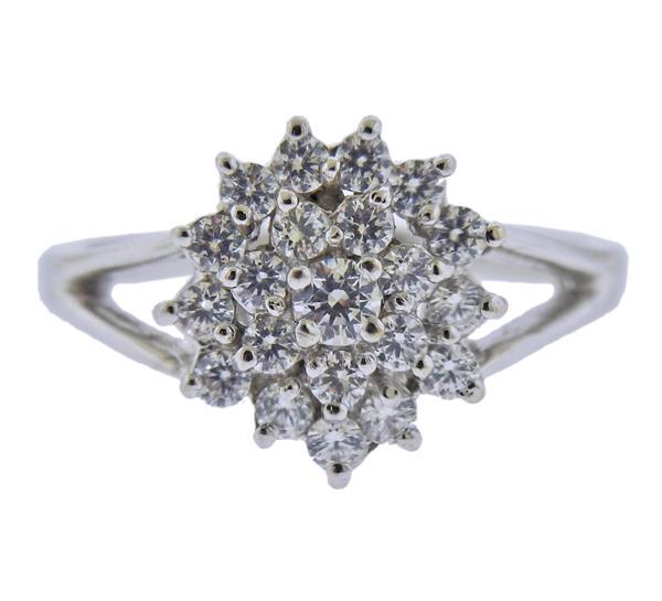 18K Gold Diamond Cocktail Ring (1 of 3)