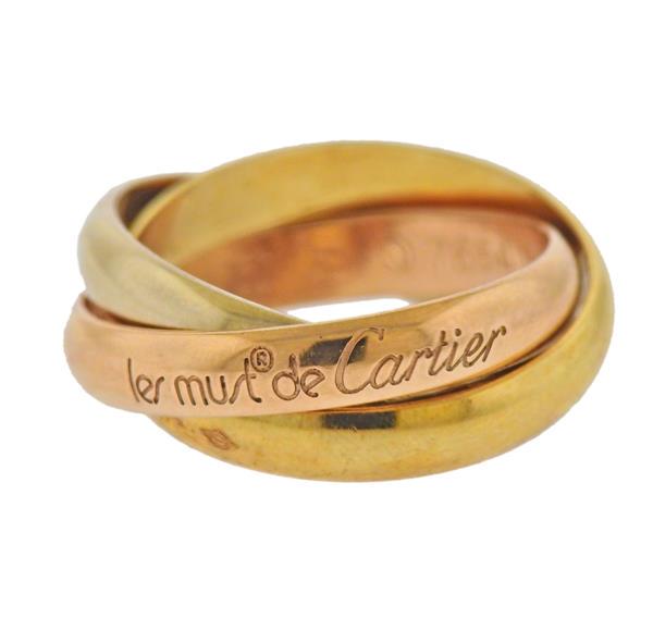 Cartier 18K Gold Trinity Ring (1 of 3)