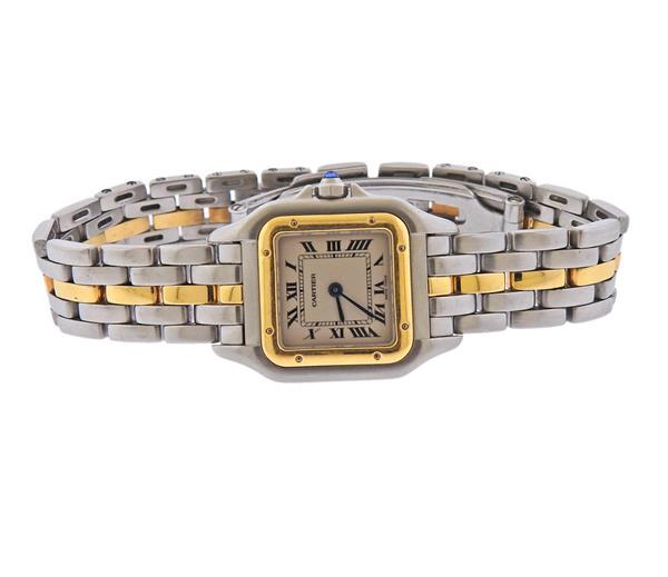 Cartier Panthere Two Tone Gold Steel Quartz Watch 1120 (1 of 3)
