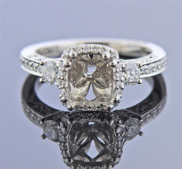 Tacori Platinum Diamond Ring Mounting (1 of 3)