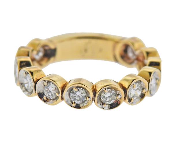 14K Gold Diamond Band Ring (1 of 5)