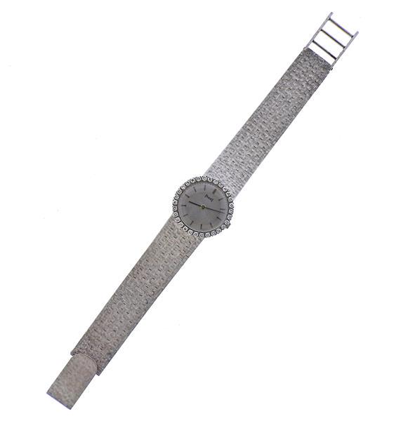 Piaget 18k Gold Diamond Manual Wind Watch (1 of 4)