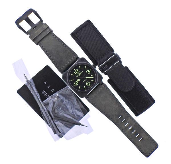 Bell & Ross Ceramic Nightlum  Watch BR03 92 CBL (1 of 5)