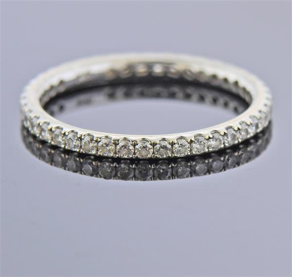 14k Gold Diamond Eternity Wedding Band Ring (1 of 2)