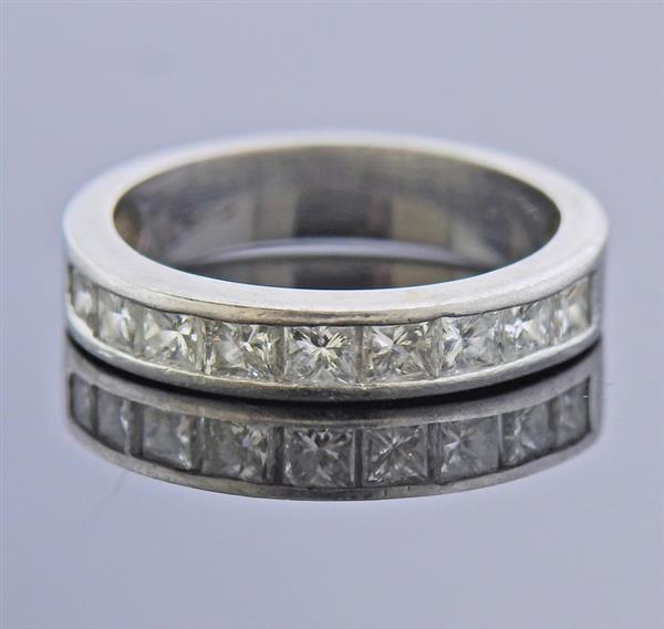 Platinum Diamond Band Ring (1 of 3)