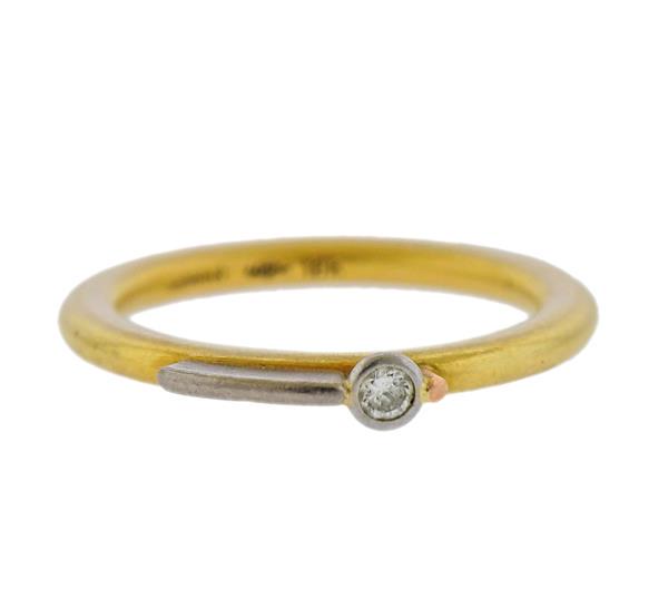 Niessing 18K Gold Diamond Band Ring (1 of 4)