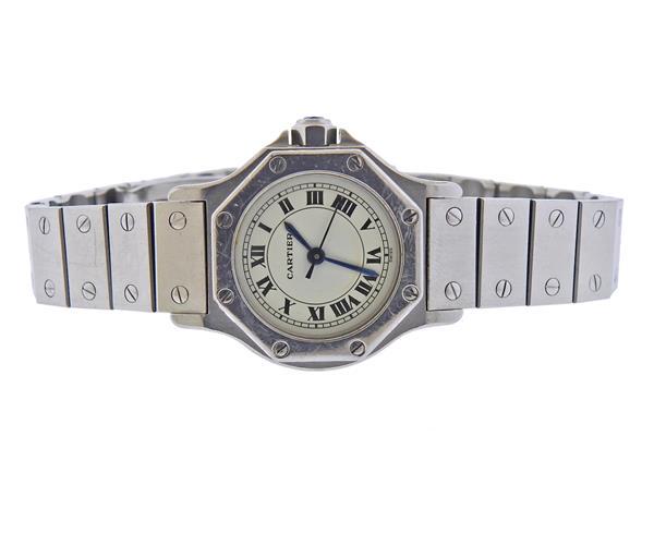 Cartier Santos Stainless Steel Automatic Watch (1 of 4)