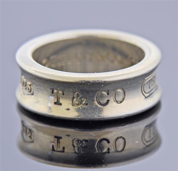 Tiffany & Co 1837 Silver Band Ring (1 of 3)