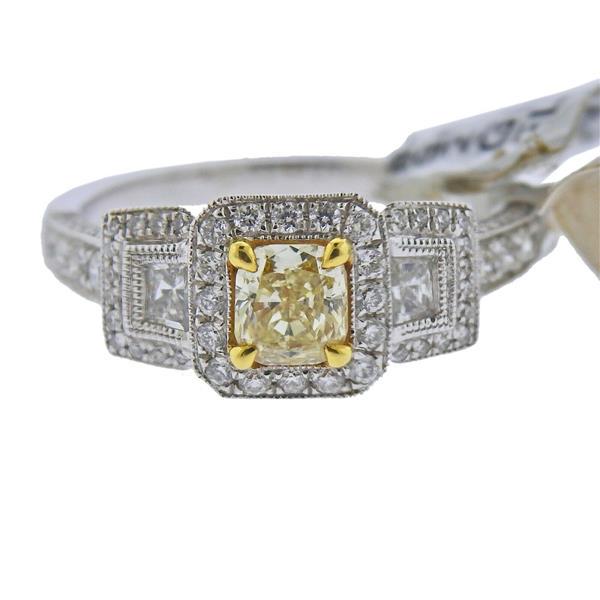 Dalumi 1.20ctw Fancy Yellow  Diamond 18k Gold (1 of 4)