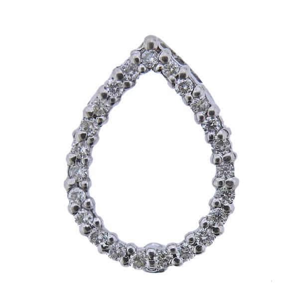 Roberto Coin 18K Gold Diamond Teardrop Pendant (1 of 3)