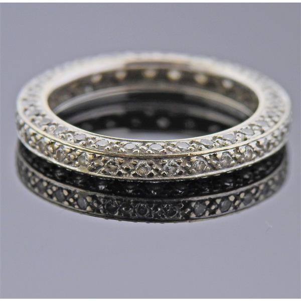 14K Gold Diamond Eternity Band Ring (1 of 3)