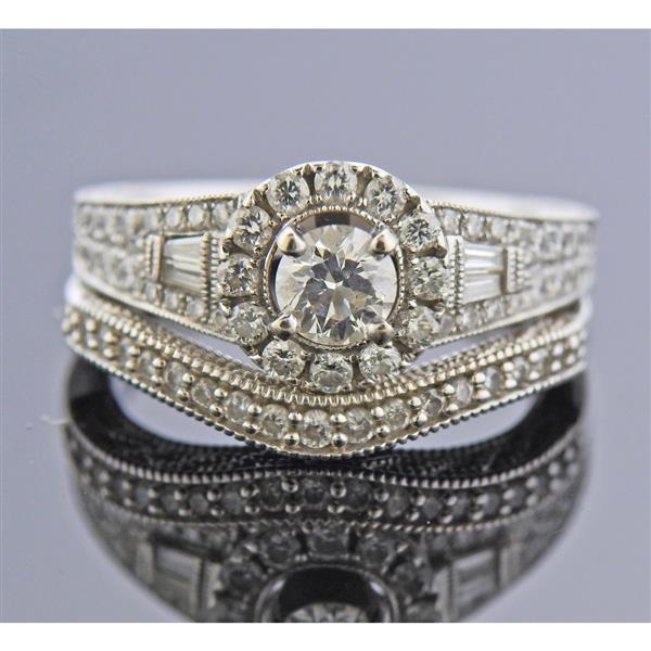 Neil Lane 14K Gold Diamond Bridal Ring Setting (1 of 7)